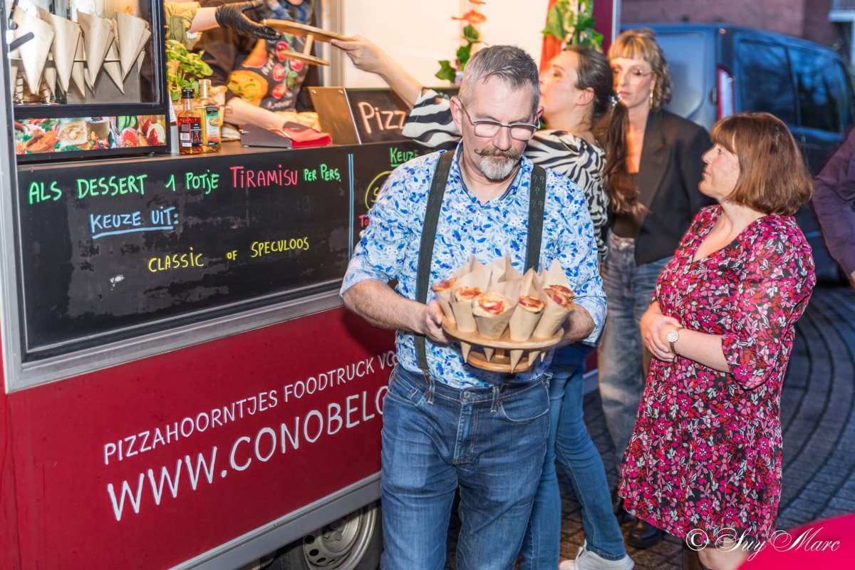 Pizzahoorntjes Foodtruck