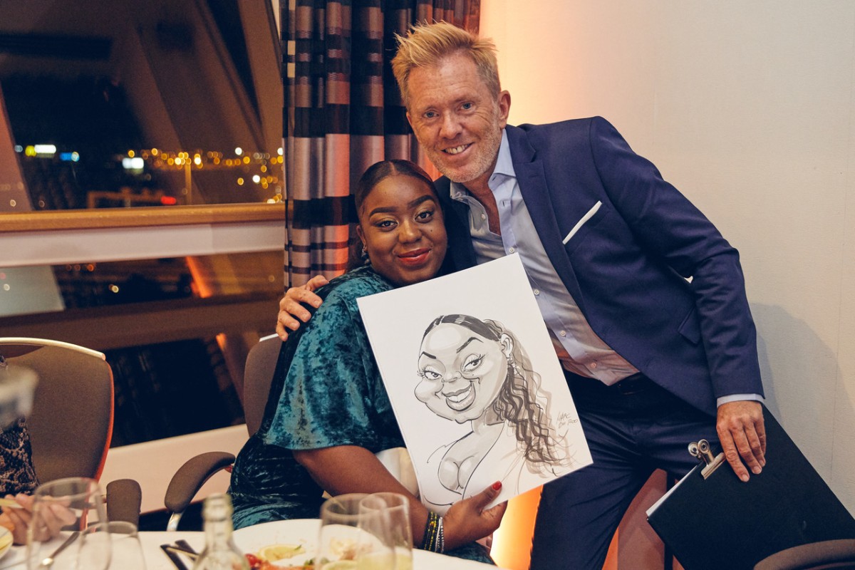 Karikaturist Marc De Roo