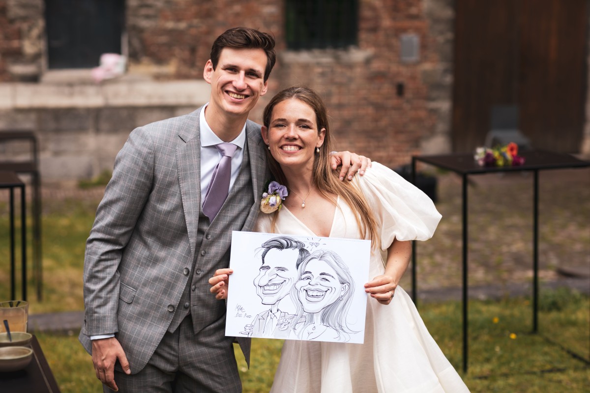 Karikaturist Marc De Roo