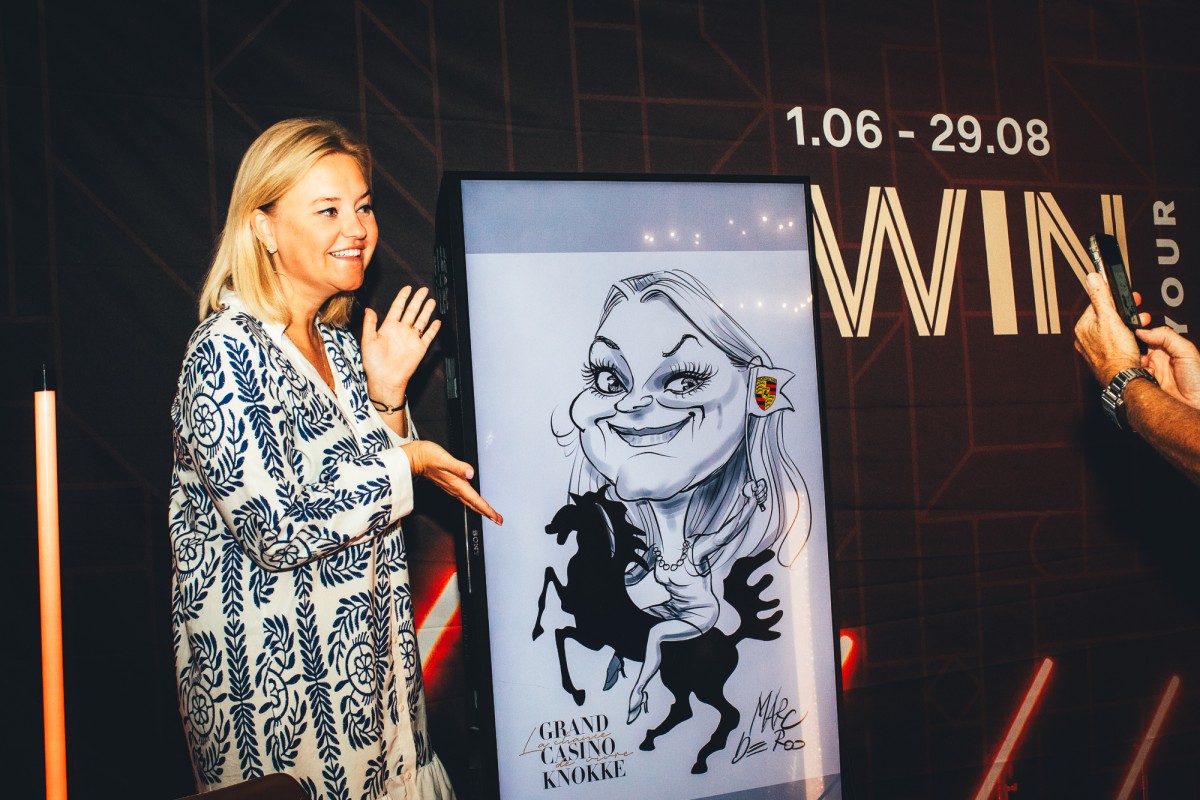 Karikaturist Marc De Roo