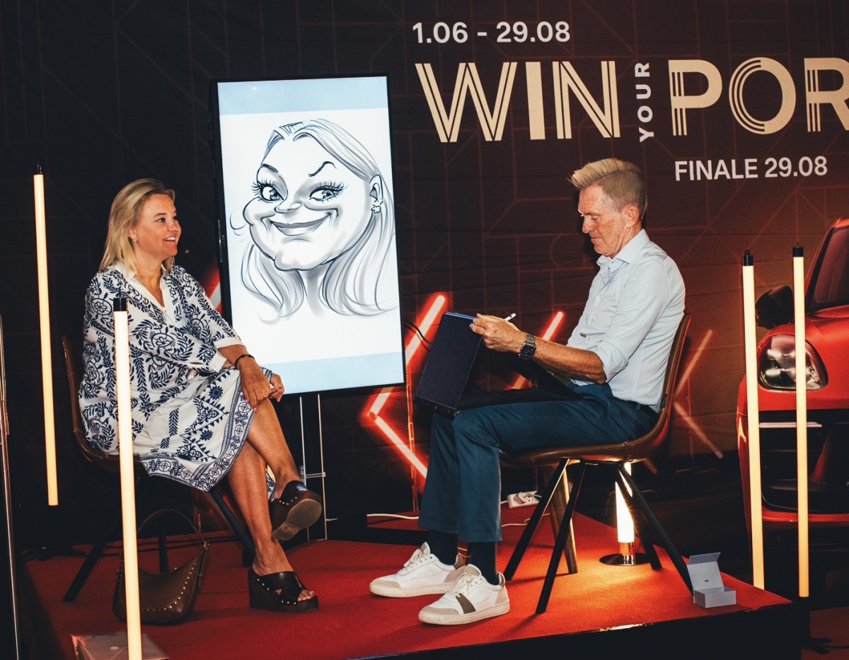 Karikaturist Marc De Roo