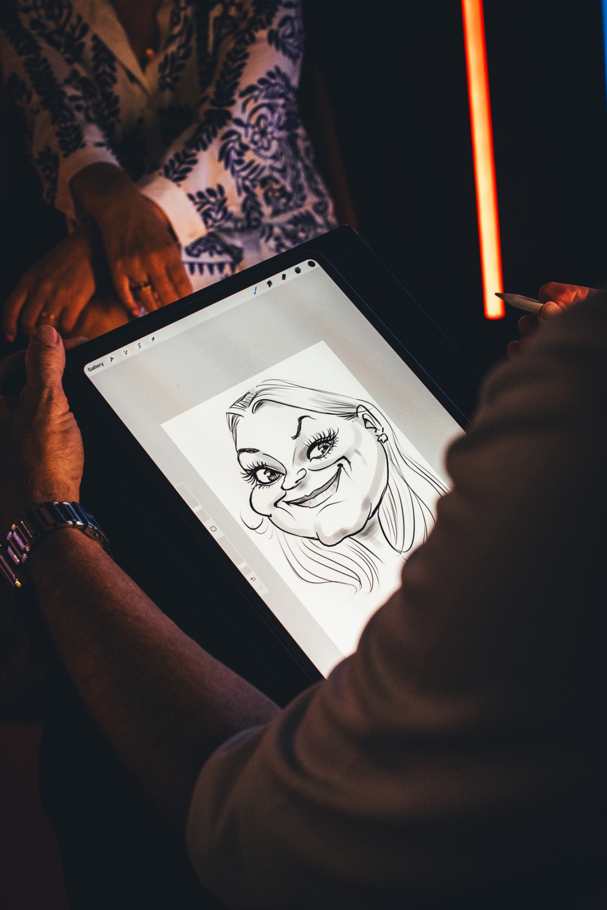 Karikaturist Marc De Roo