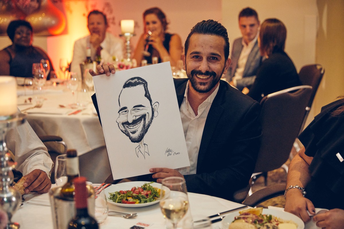 Karikaturist Marc De Roo