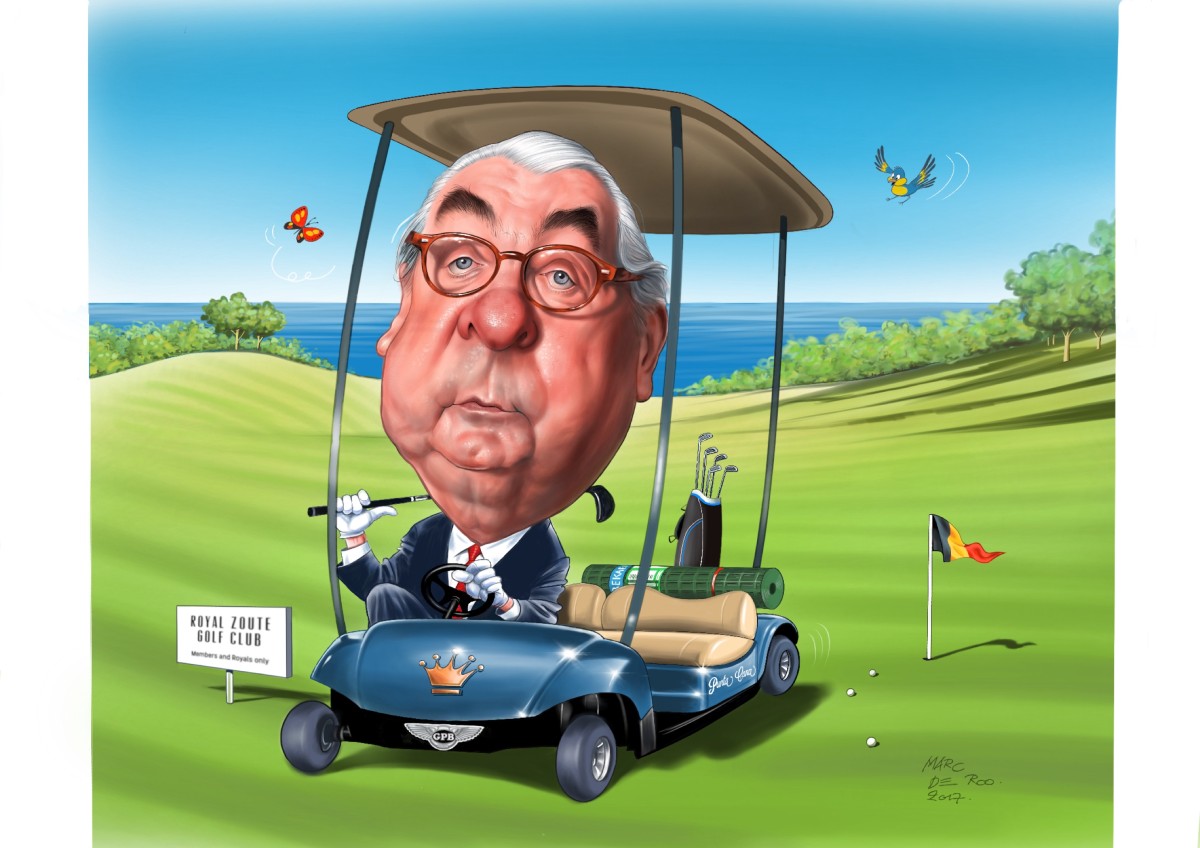 Karikaturist Marc De Roo