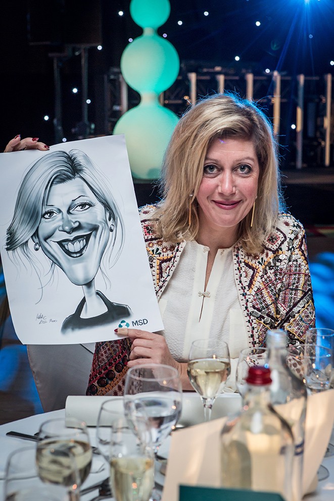 Karikaturist Marc De Roo