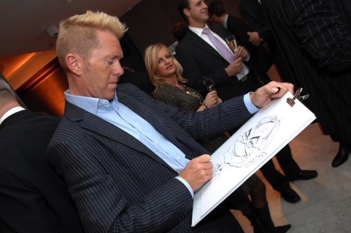 Karikaturist Marc De Roo