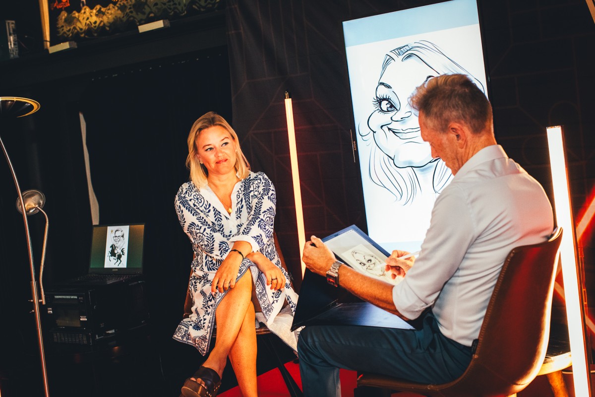 Karikaturist Marc De Roo