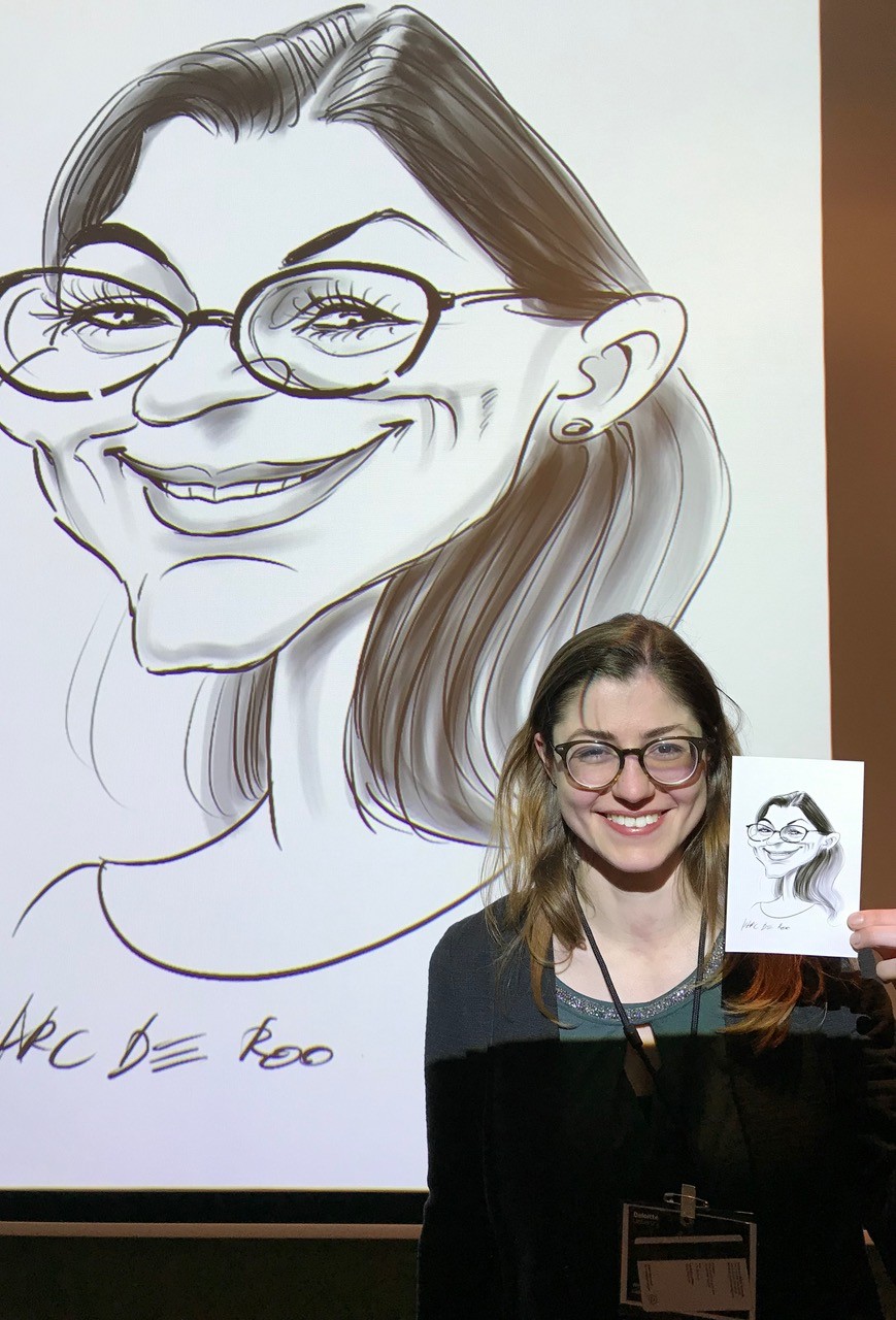 Karikaturist Marc De Roo