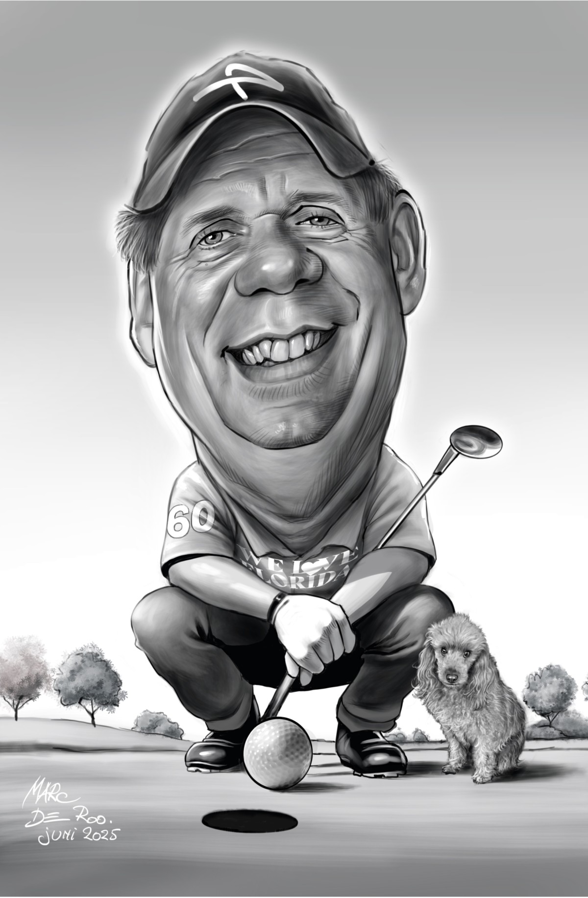 Karikaturist Marc De Roo