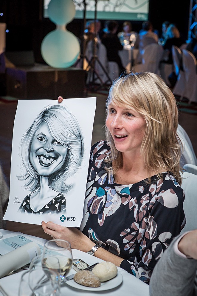 Karikaturist Marc De Roo