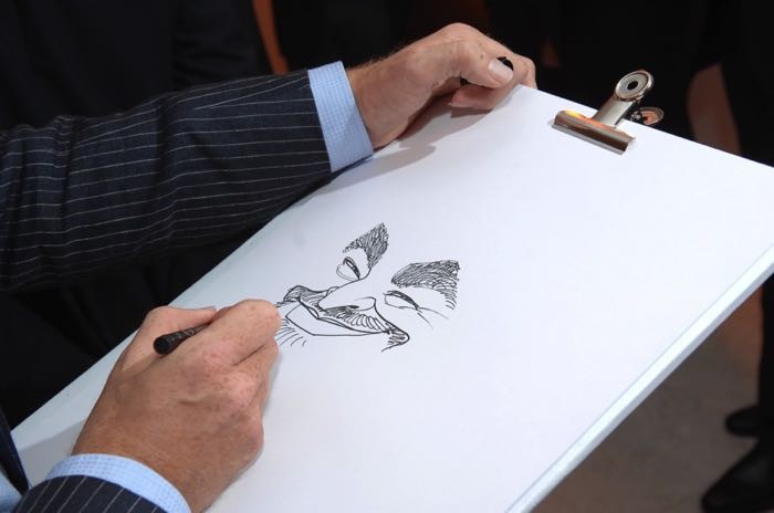 Karikaturist Marc De Roo