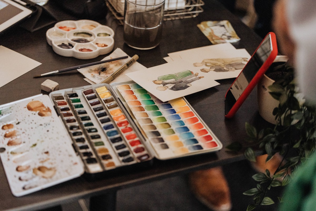 Live illustrator Liesje Stubbe