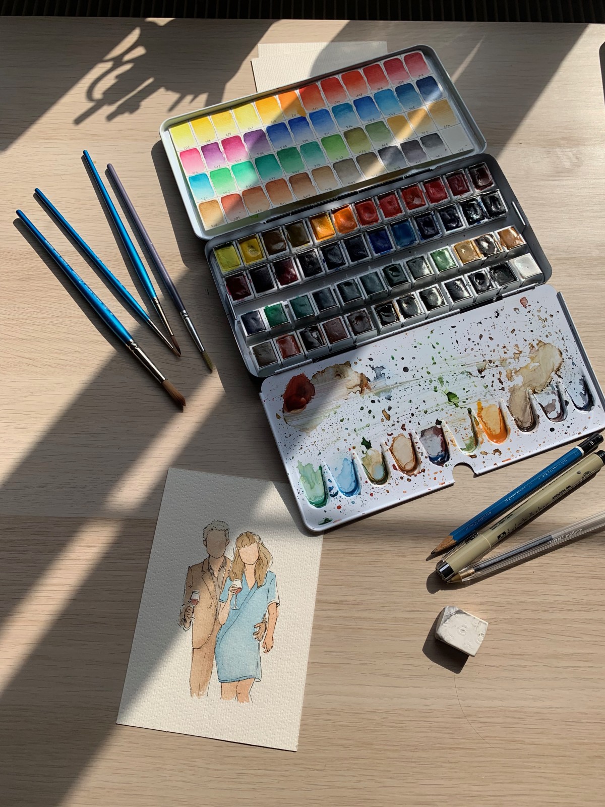 Live illustrator Liesje Stubbe