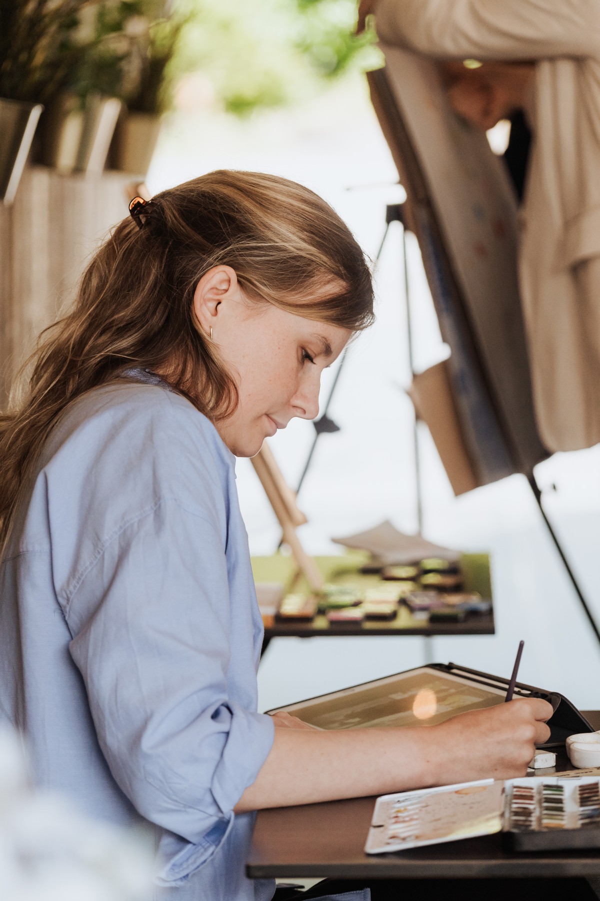 Live illustrator Liesje Stubbe