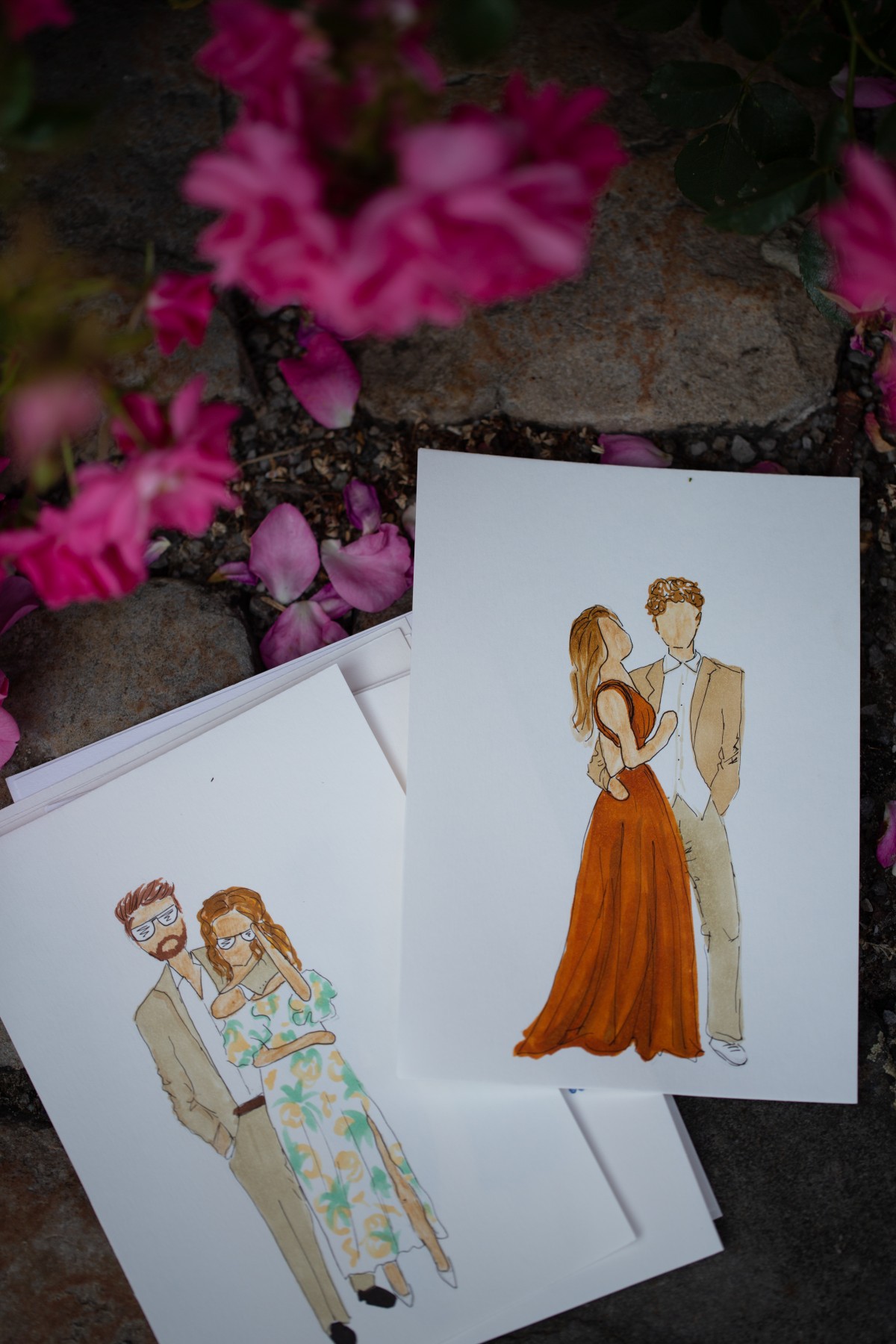 Emerald and Poppy Live illustraties