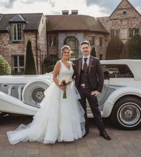 De Mooie Molen fotoshoot voor het gebouw