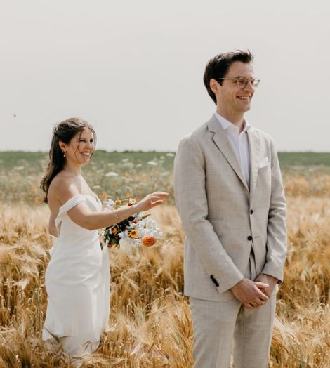 First look moment in de velden