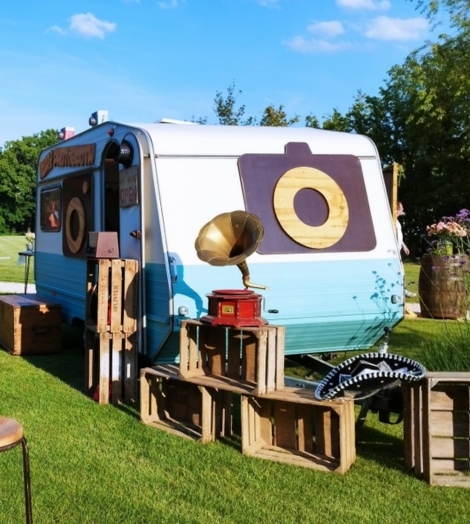 Photobooth caravan van Roxy
