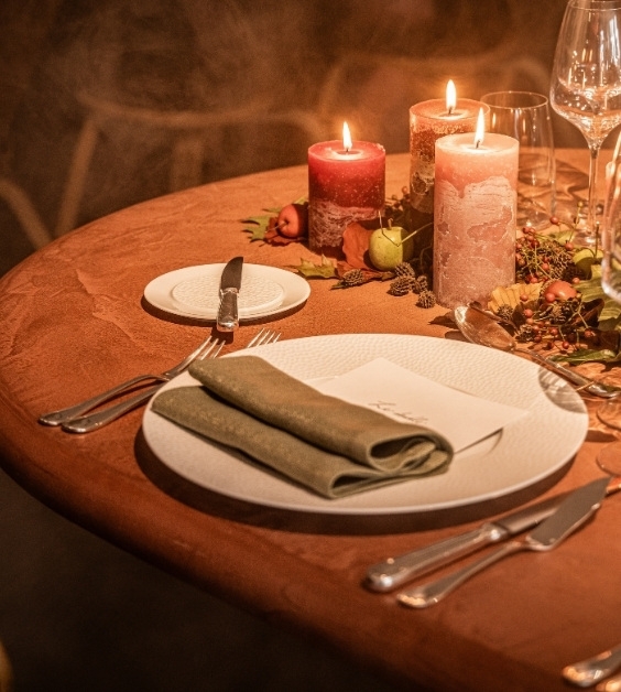 Huwelijksfeest kaarsen decoratie