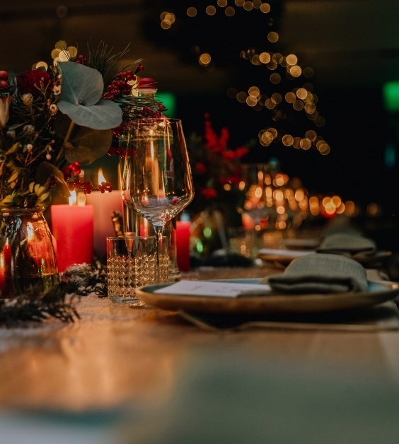 Kaarsen trouw tafelversiering