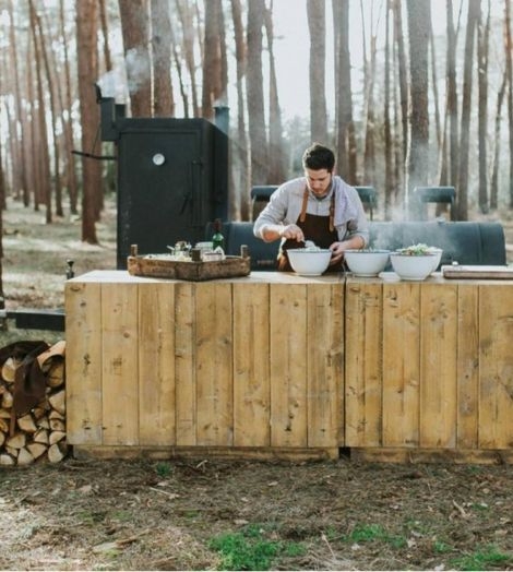 Rook en Vee kookstand buiten
